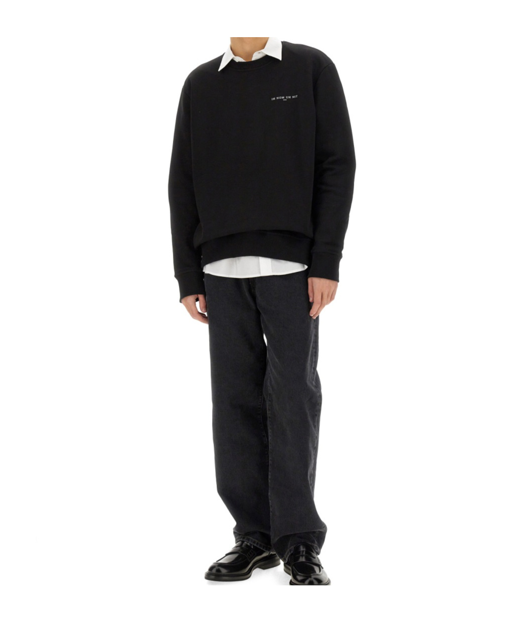 Ih Nom Uh Nit Crown Mask Print Sweatshirt In Black