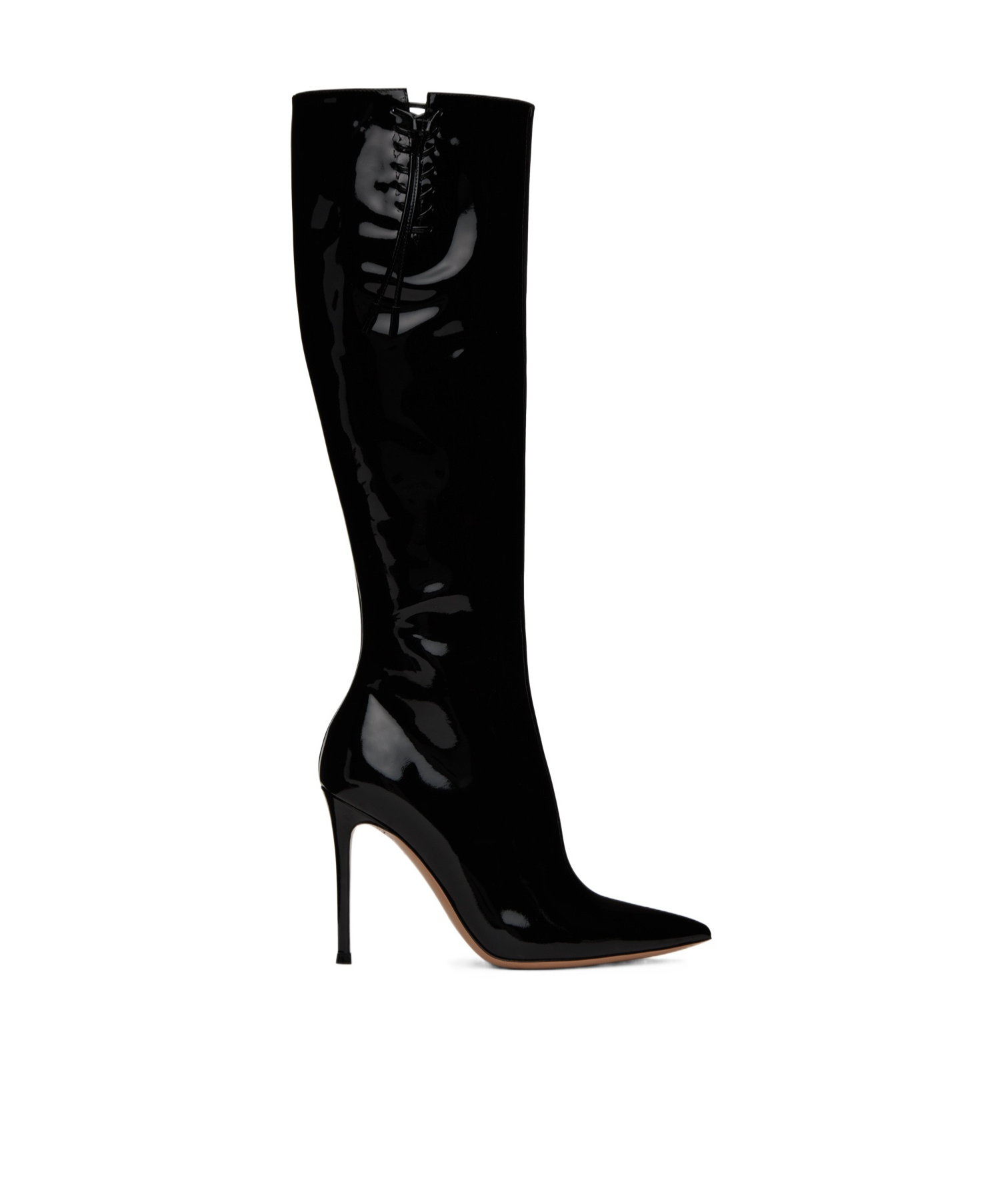 Gianvito Rossi Pointy High Boots In Black