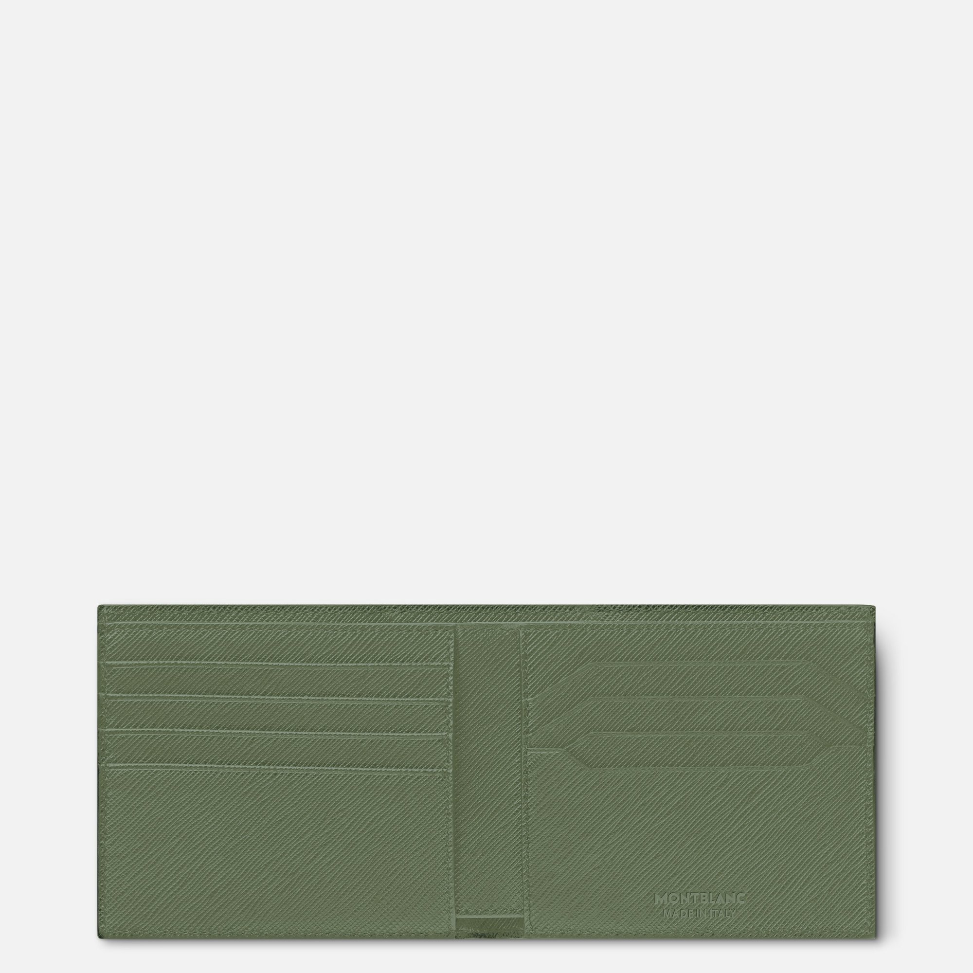 Montblanc Saffiano Printed Wallet In Green
