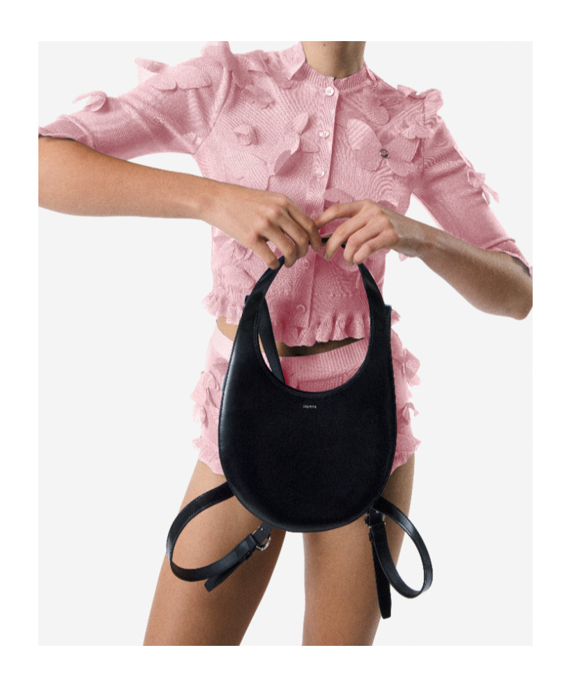 Coperni Swipe Backpack In Black