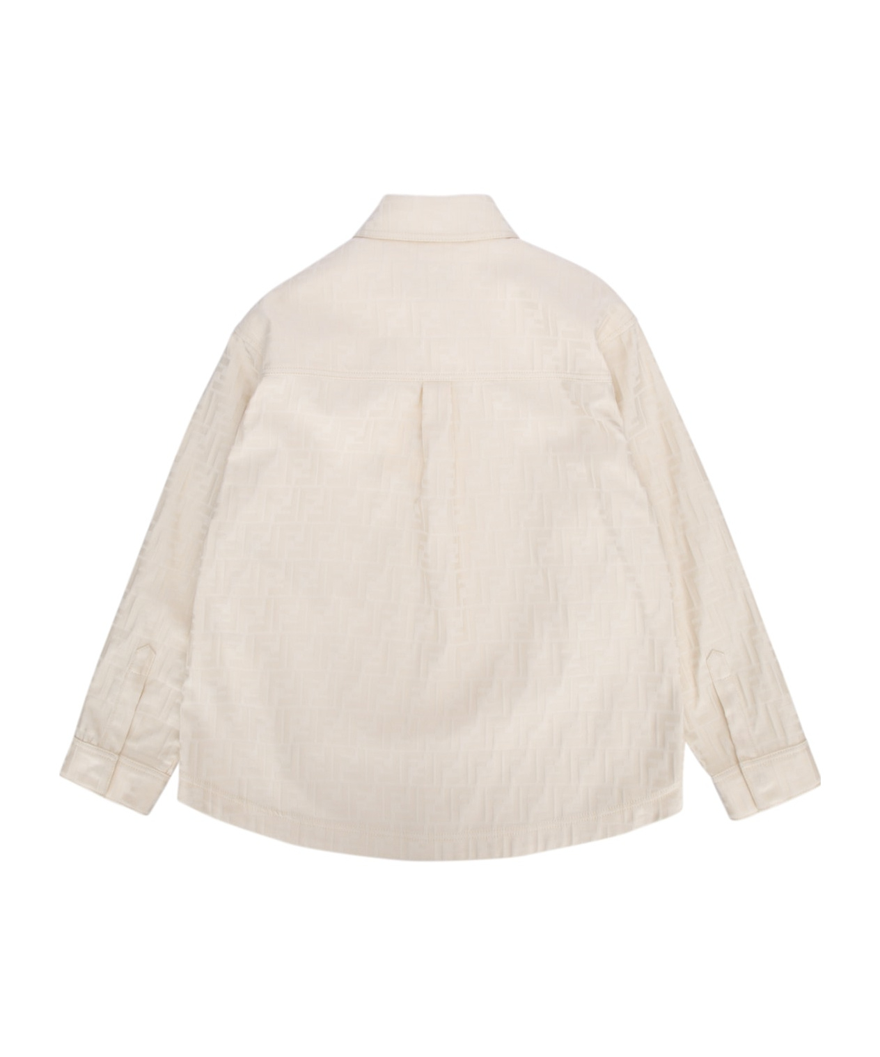 Fendi Long-sleeved Jacket In White