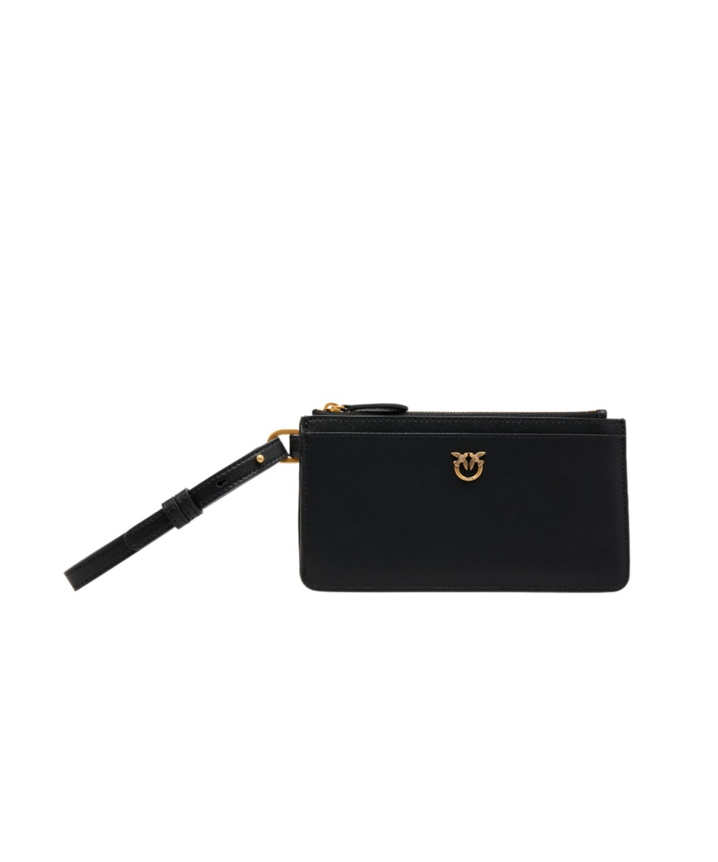 Pinko Zipper Wallet In Black