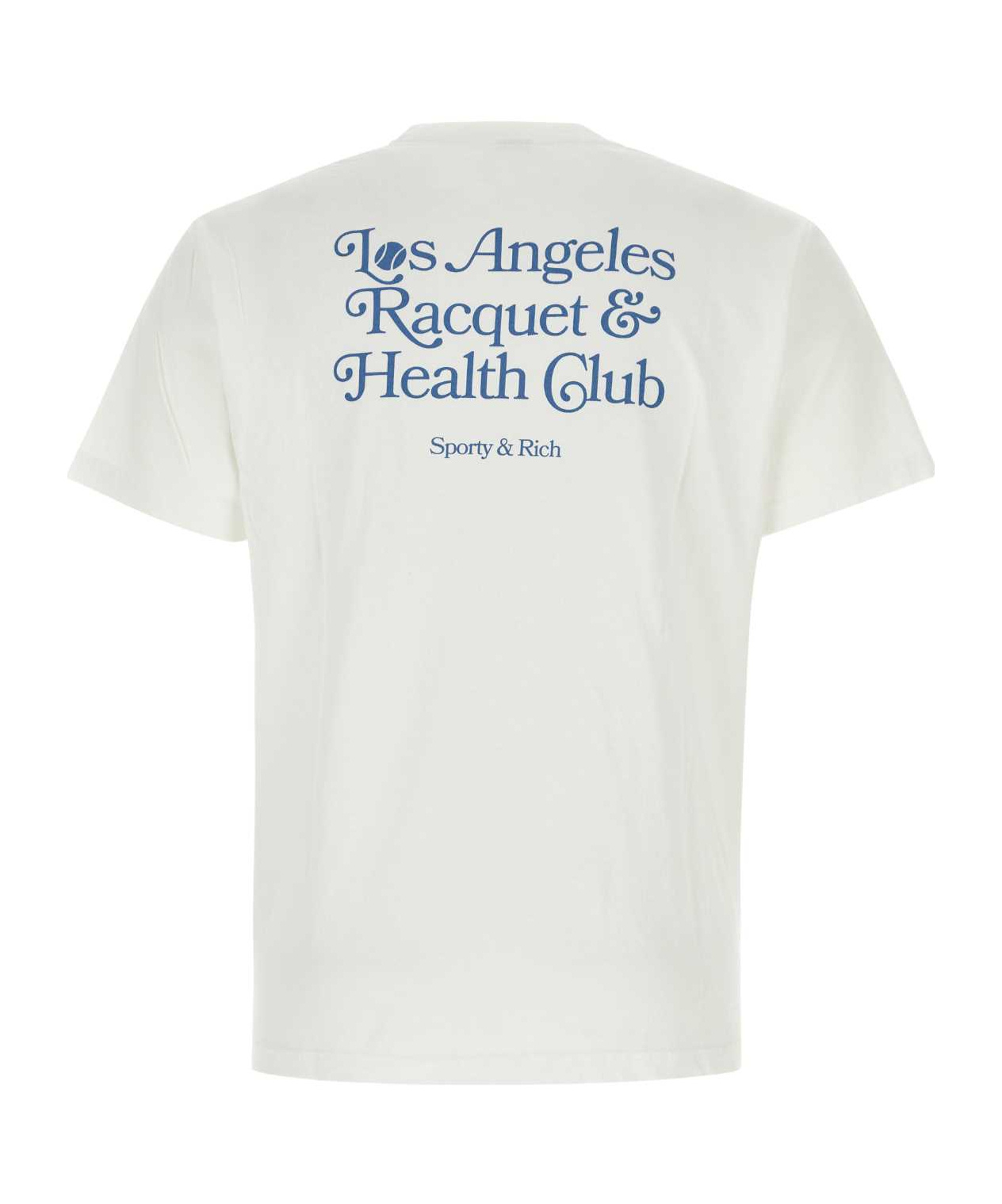 Sporty And Rich Short-sleeved T-shirt In White