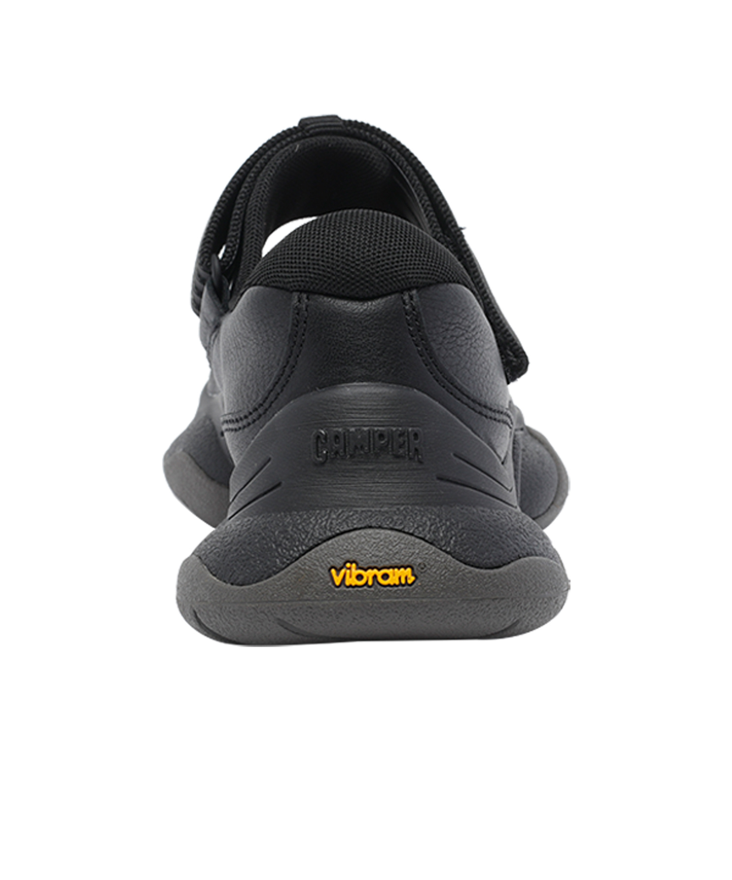 Camper Velcro Round Toe Sneakers In Black