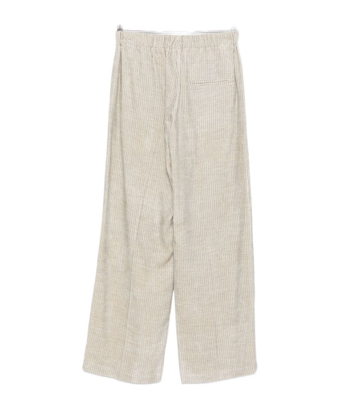 Alysi Wide-leg Casual Pants In White