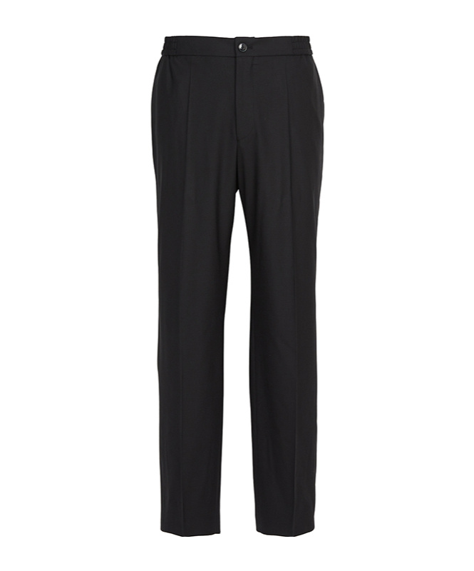 Hugo Boss Tapered Trousers In Black