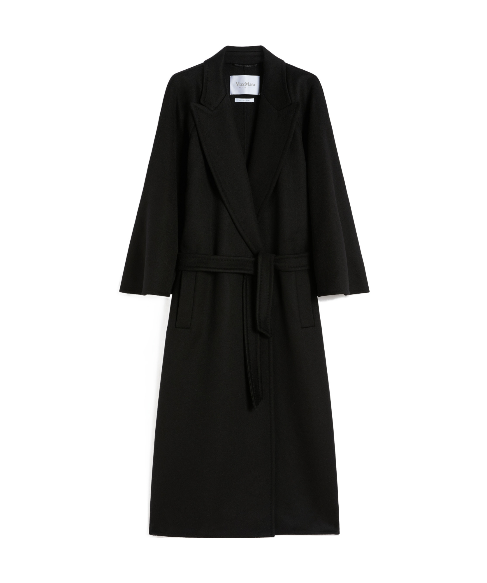 Max Mara Long Coat By In Black
