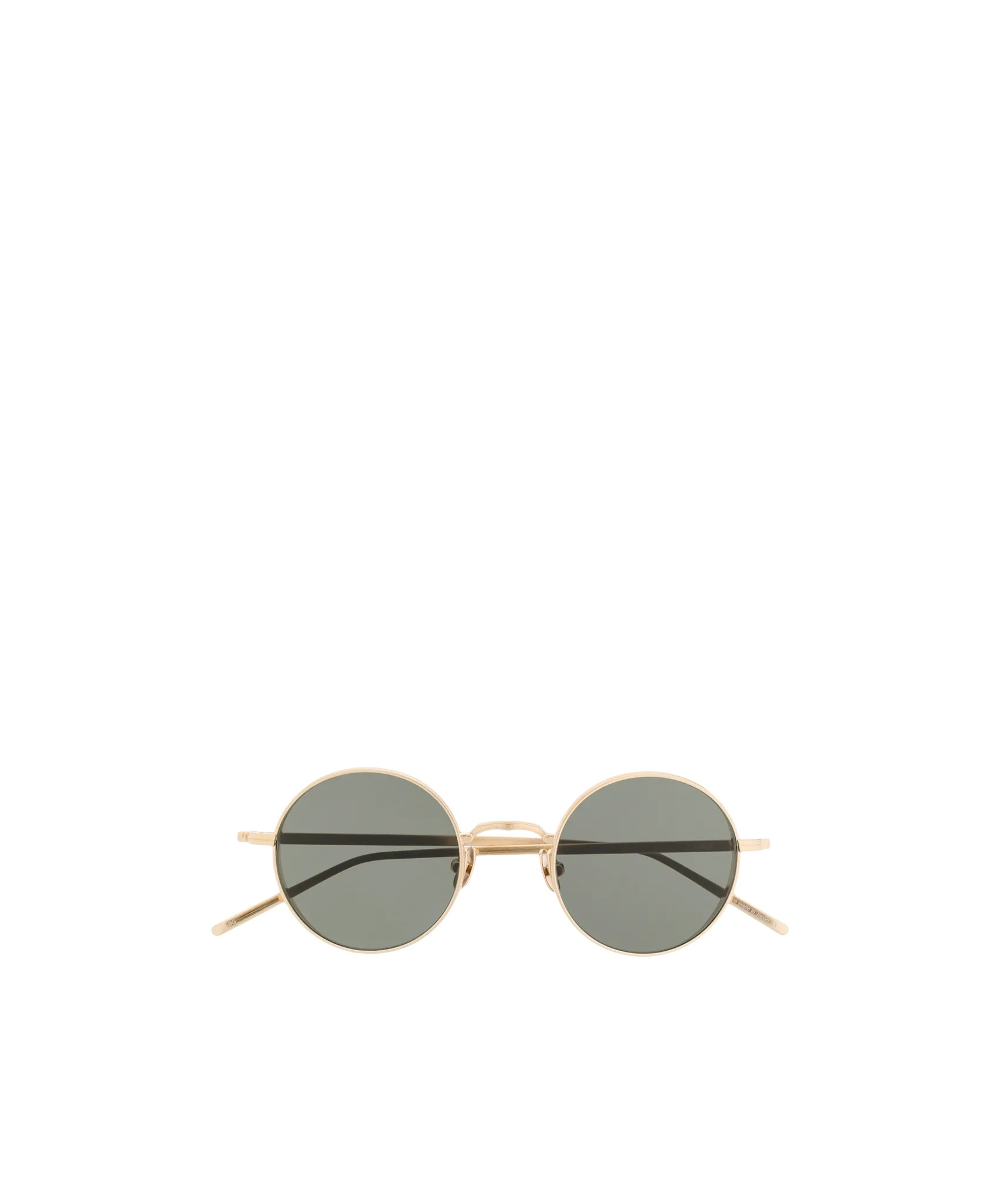 Matsuda Embossed Round-frame Tinted Sunglasses In Brown