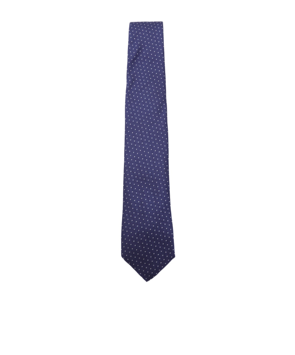 Canali Pointed Tie In Blue