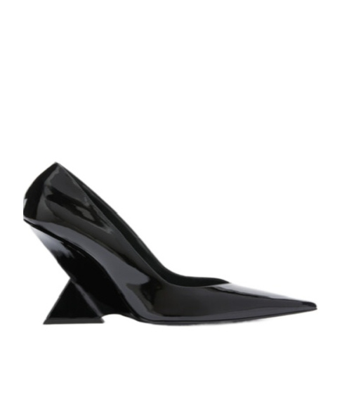 Attico Cheope 105mm Pointed-toe Pumps In Black