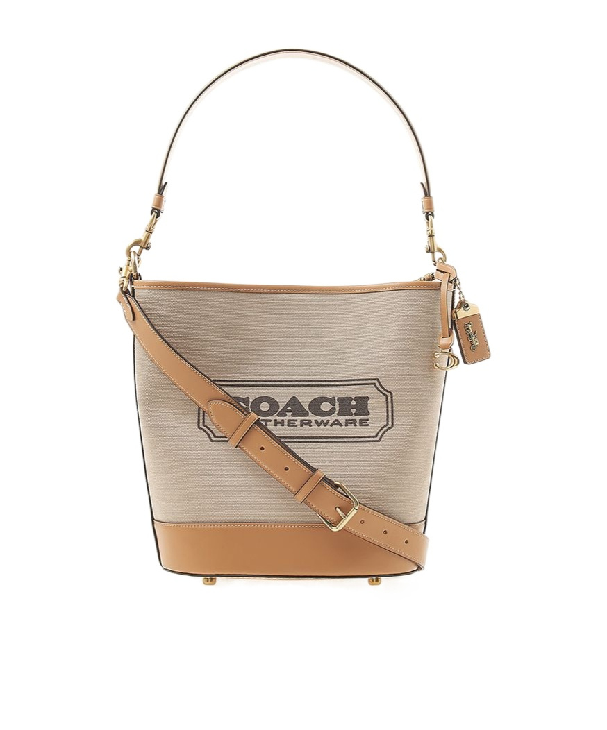 Coach Restored Dakota Bucket Bag In Nude