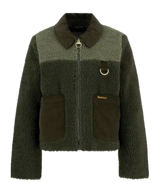 Barbour Teddy-pocket Jacket In Green
