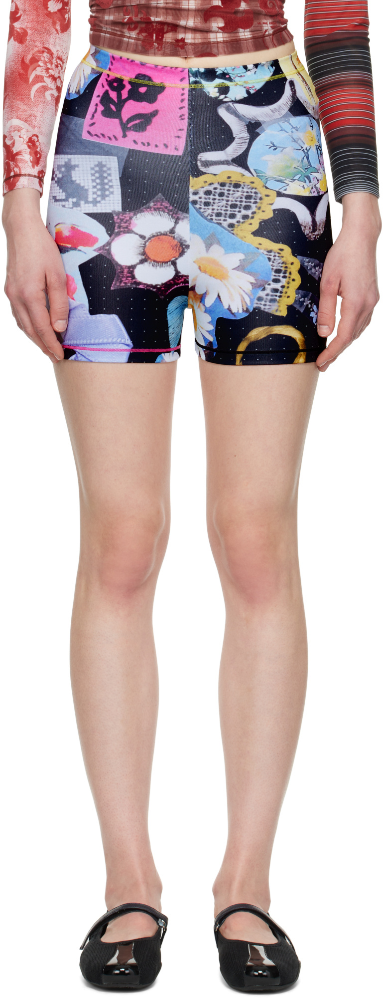 Chopova Lowena Multicolor Toy Box Mini Shorts In Multicolor