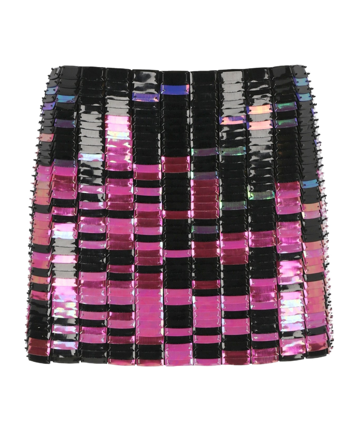Attico Rue Sequined Mini Skirt In Black