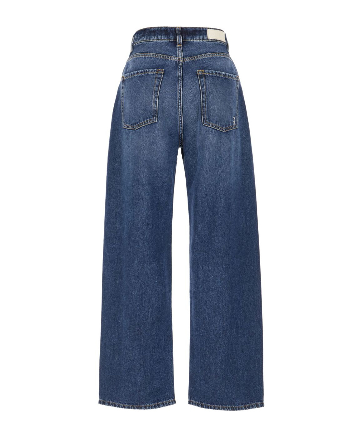 Icon Denim Straight Buttoned Jeans