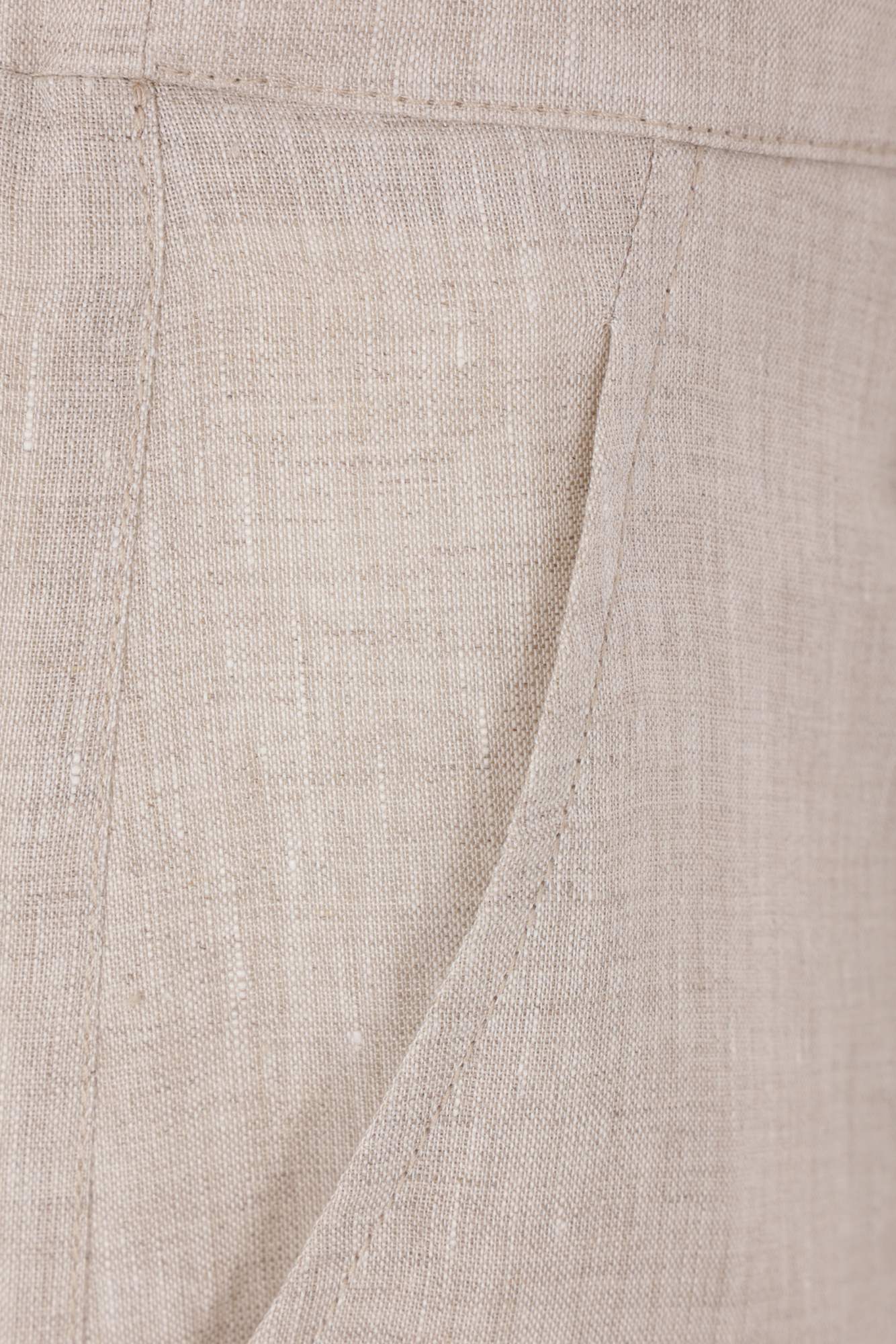 Shop Brunello Cucinelli Linen Shorts In Nude