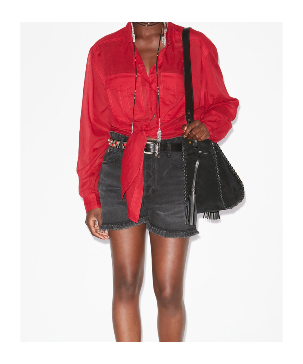 Isabel Marant Étoile Nath Shirt In Red