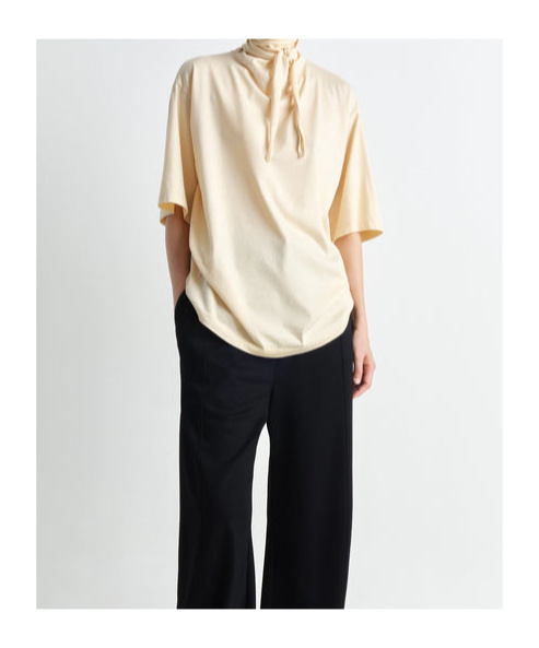 Lemaire Short Sleeve Foulard T-shirt In White