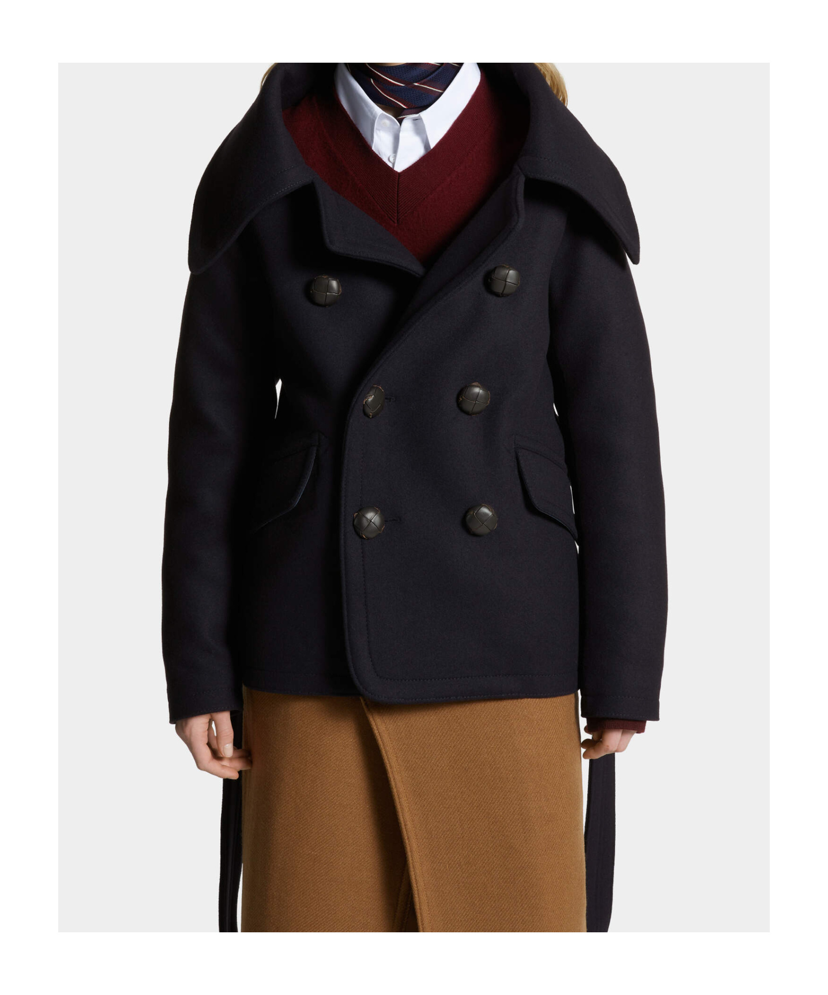 Dsquared2 Double-breasted Coat In Blue