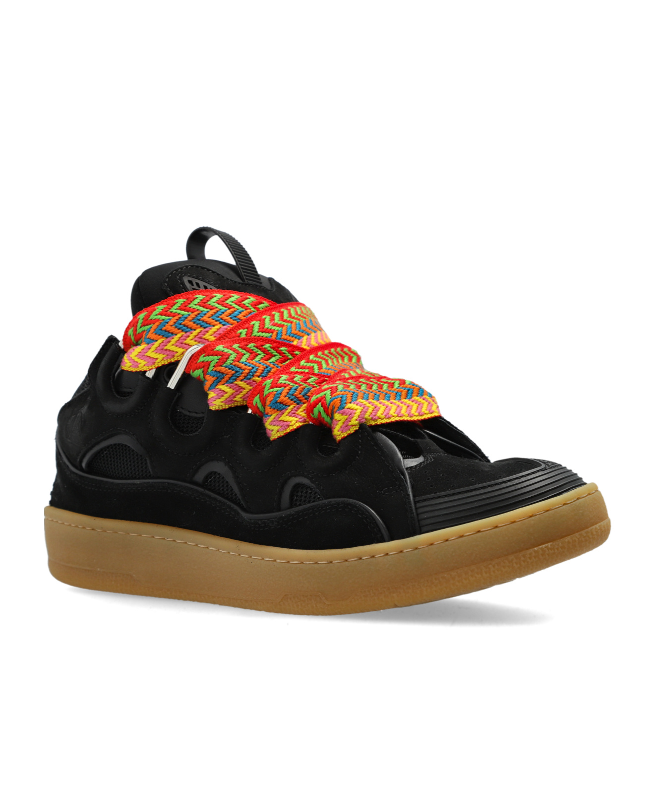 Lanvin Lace-up Low-cut Casual Shoes In Black