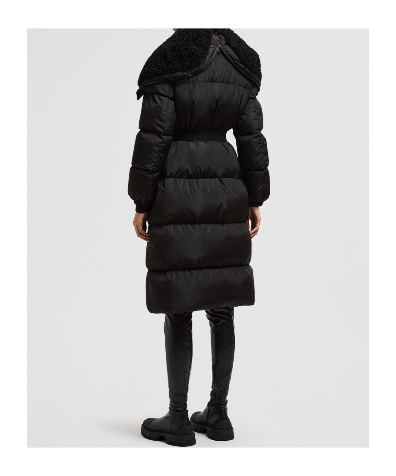 Moncler Bruneaux Coat In Black
