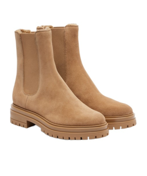 Gianvito Rossi Handmade Chelsea Boots In Brown