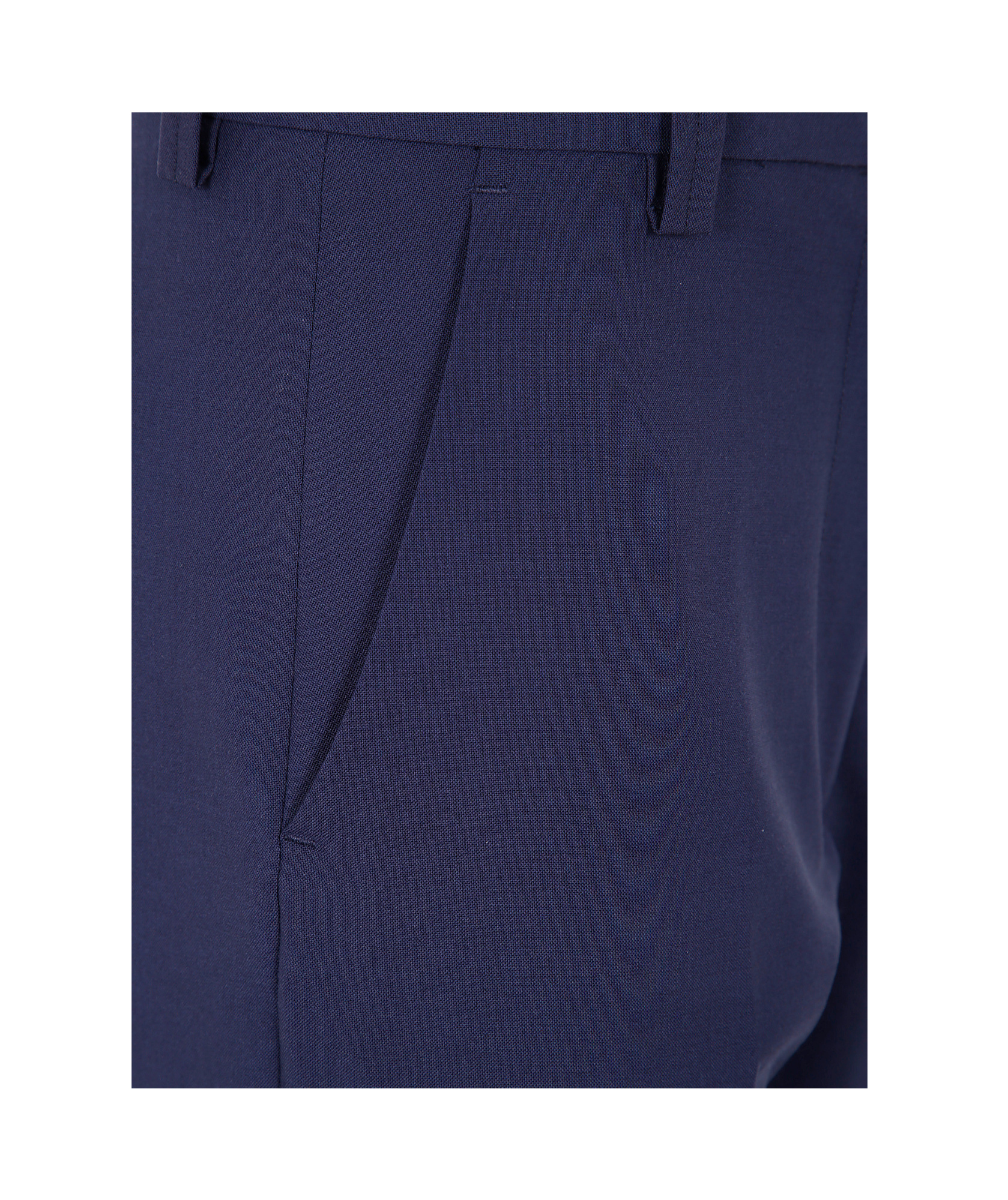 Semicouture Belt-loop Dress Pants In Blue
