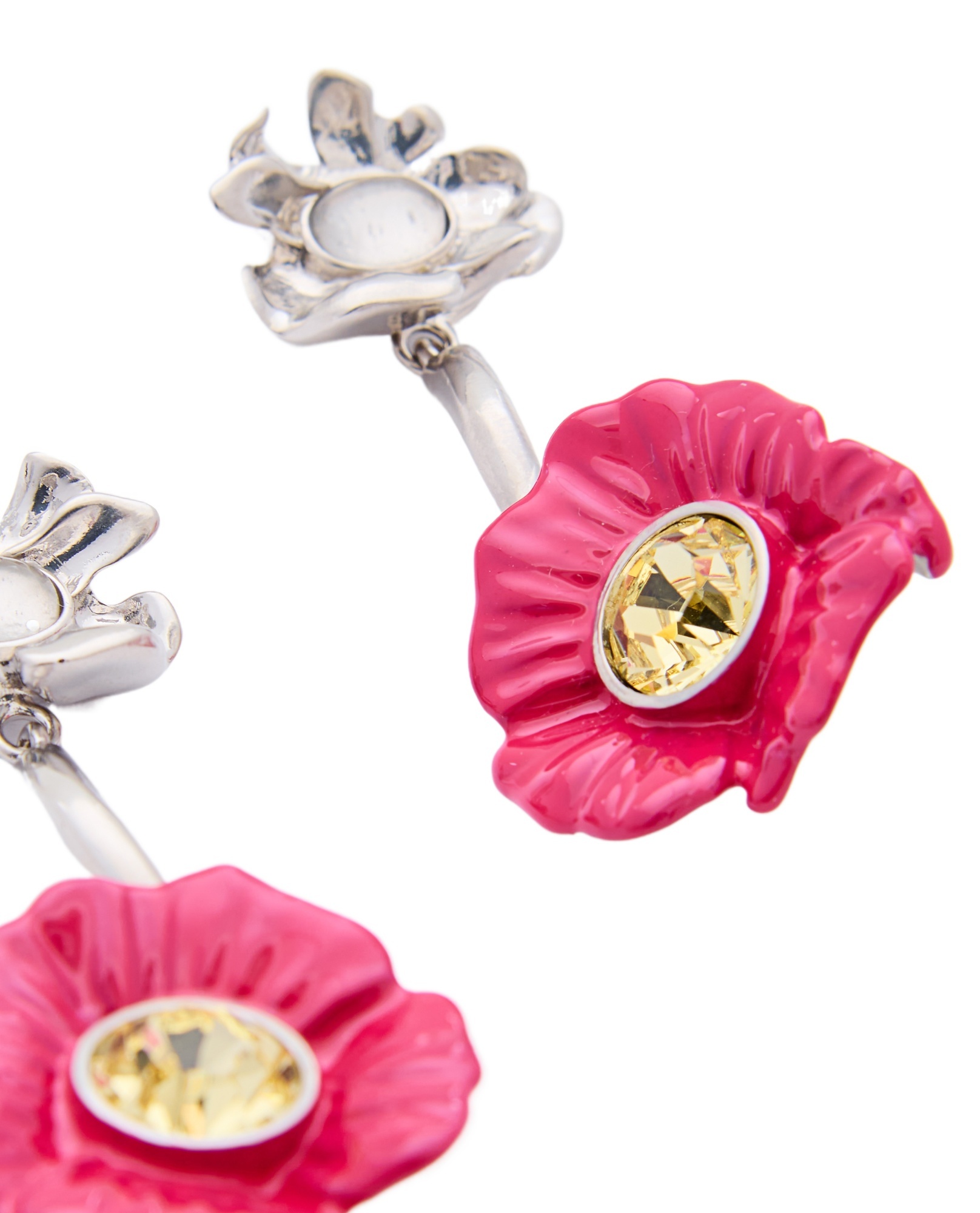 Marni Multicolor Floral Earrings In Multicolor