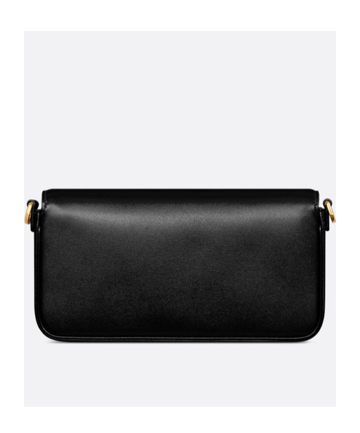 Dior East-west Double Carry 30 Montaigne Avenue Mini Bag In Black