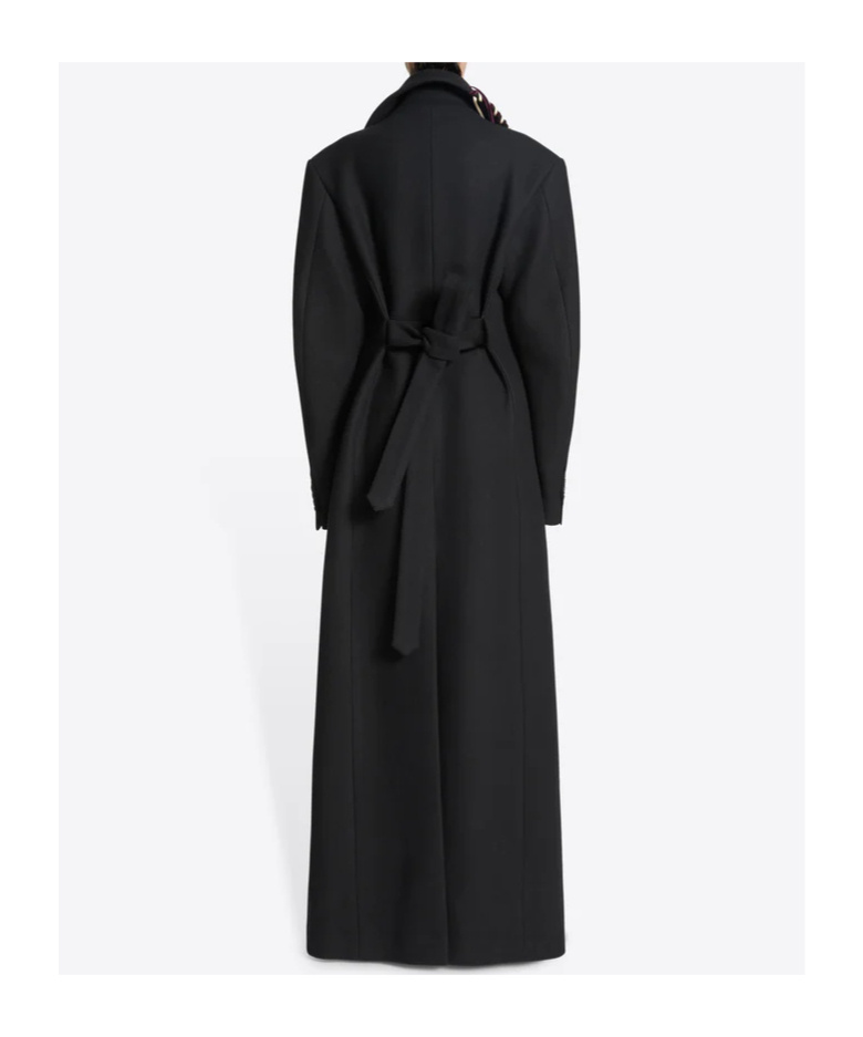 Dries Van Noten Embellished Wool Coat In Black