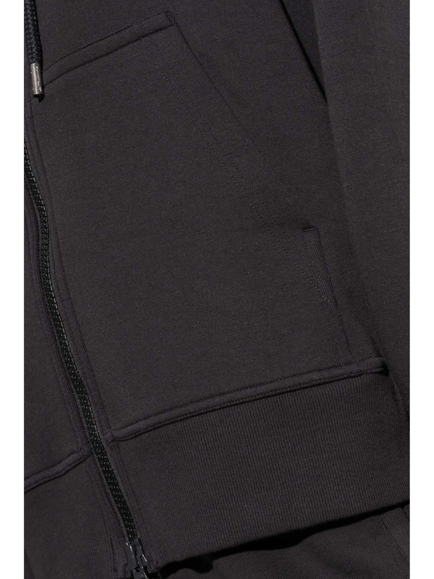 Shop Adidas By Stella Mccartney Zip Hoodie Jacket In Black