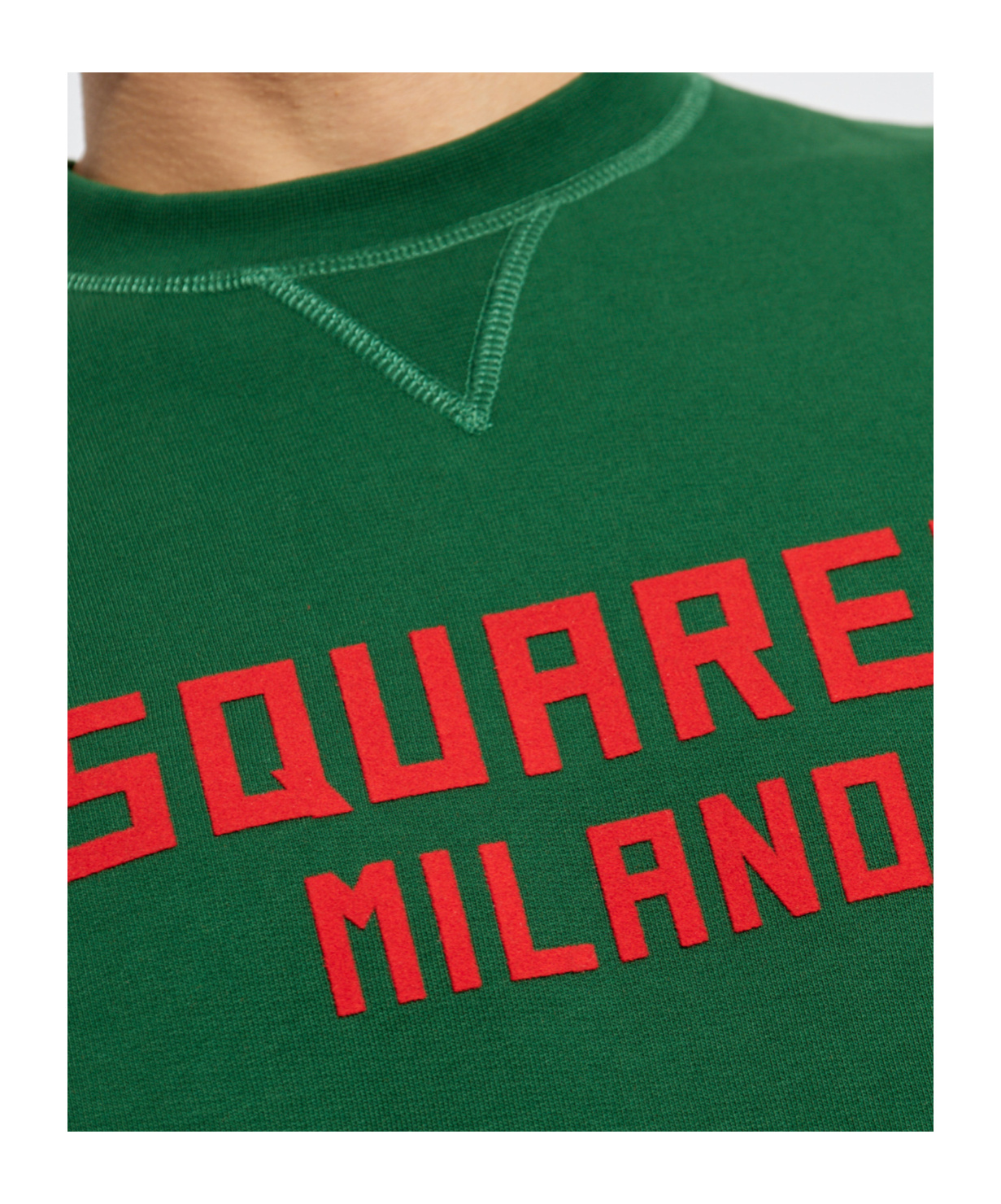 Dsquared2 Logo-print Sweatshirt In Green