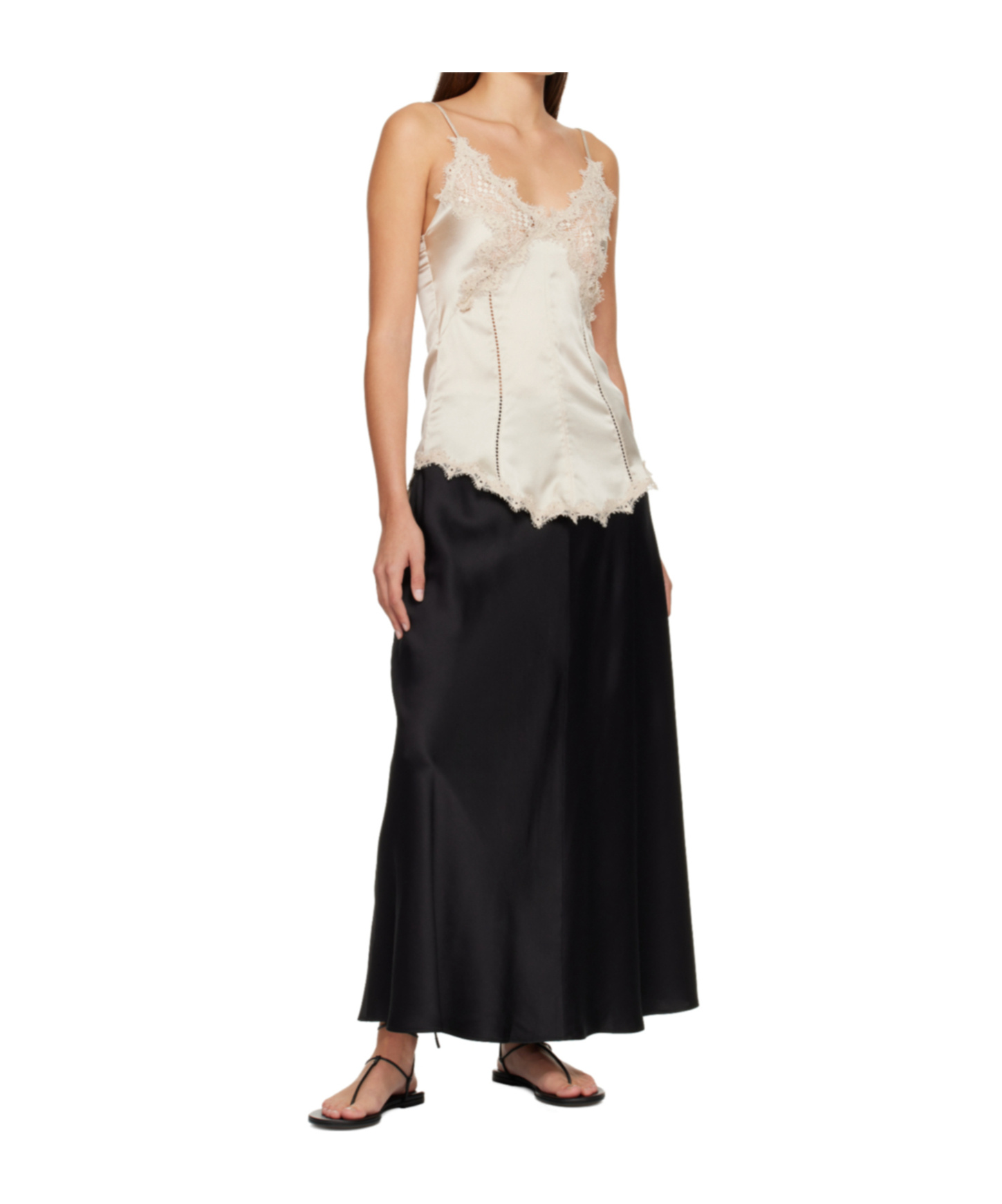 Gianvito Rossi Gwyneth Flat Sandals In Black