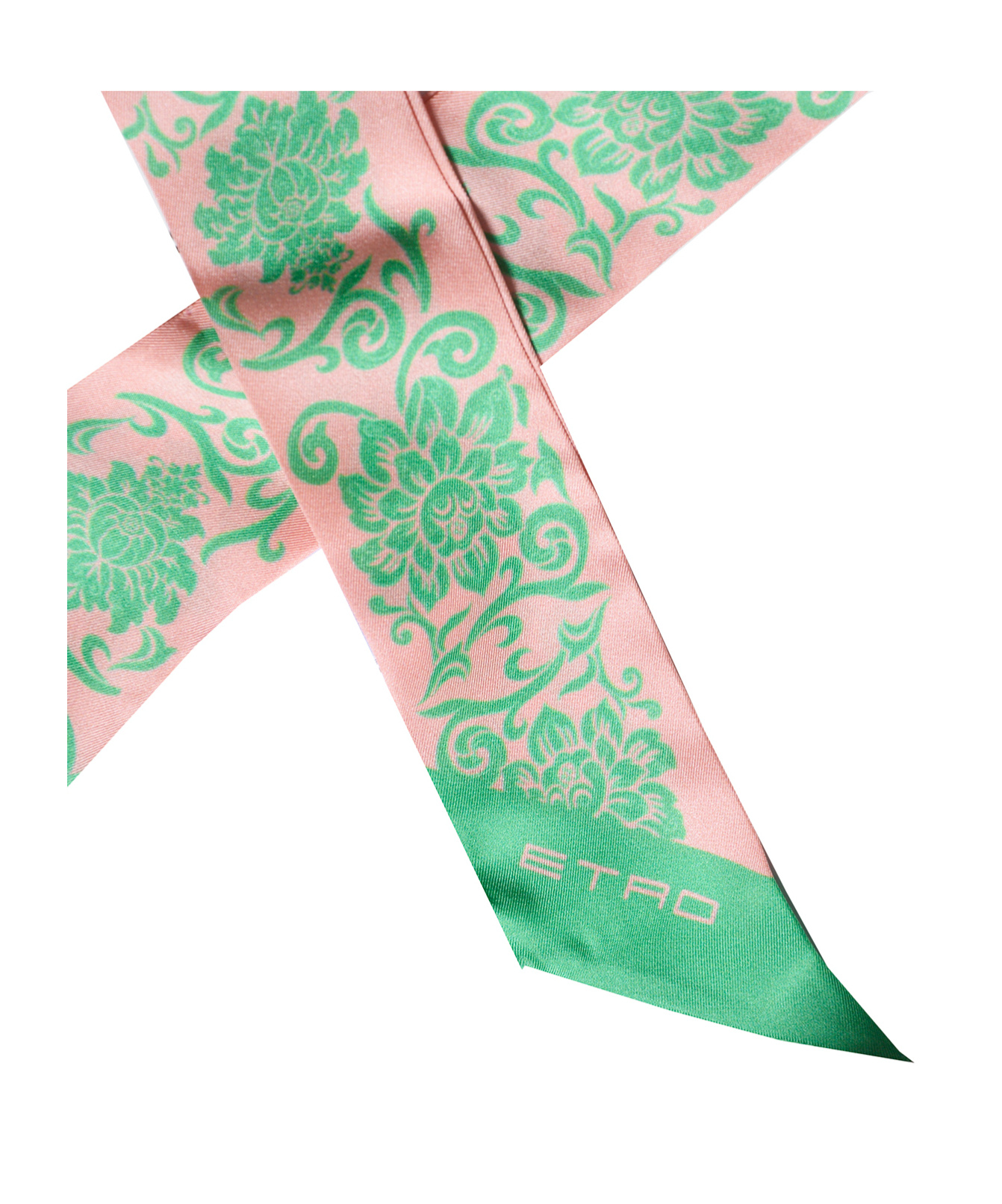 Etro Paisley Printed Scarf In Green