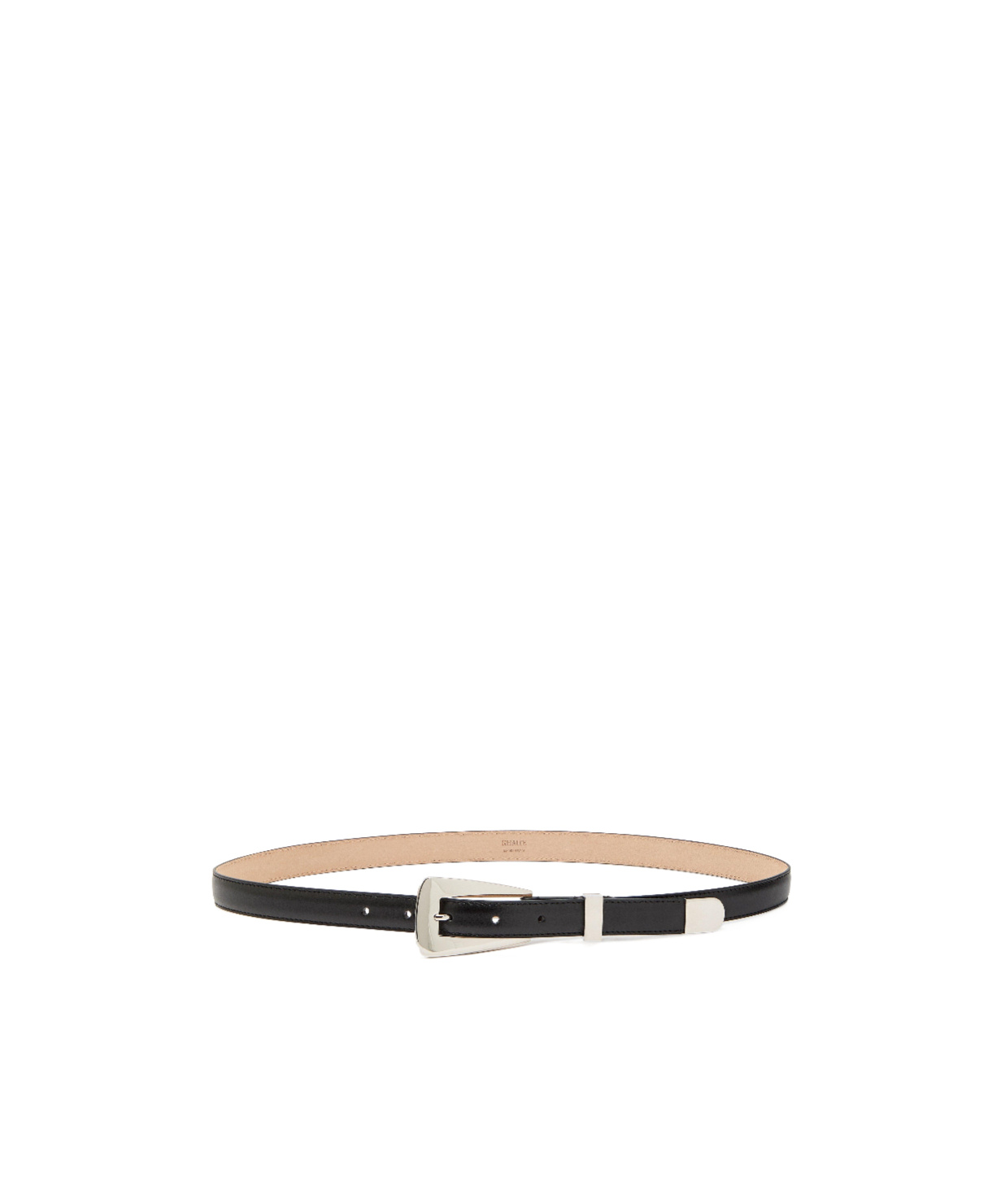 Khaite Wide Buckle Belt In Nude