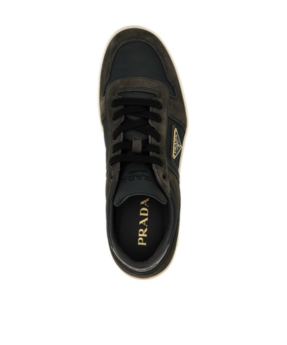 Prada Downtown Sneakers Multicolor In Black