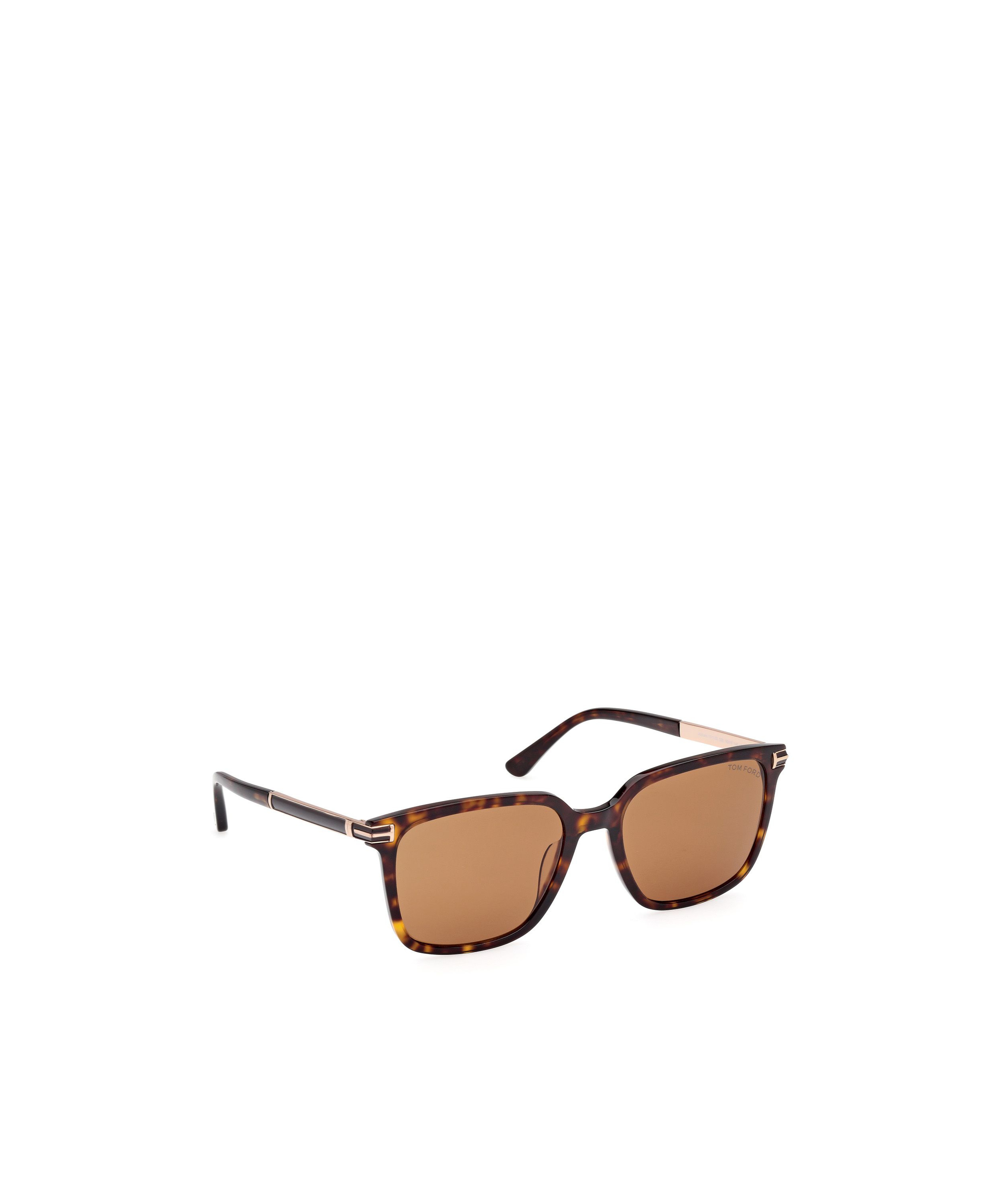 Tom Ford Logo Sunglasses In Nude