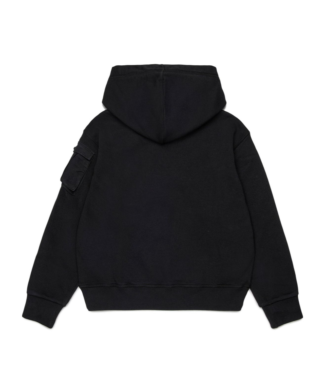 Dsquared2 Cotton Hoodie In Black