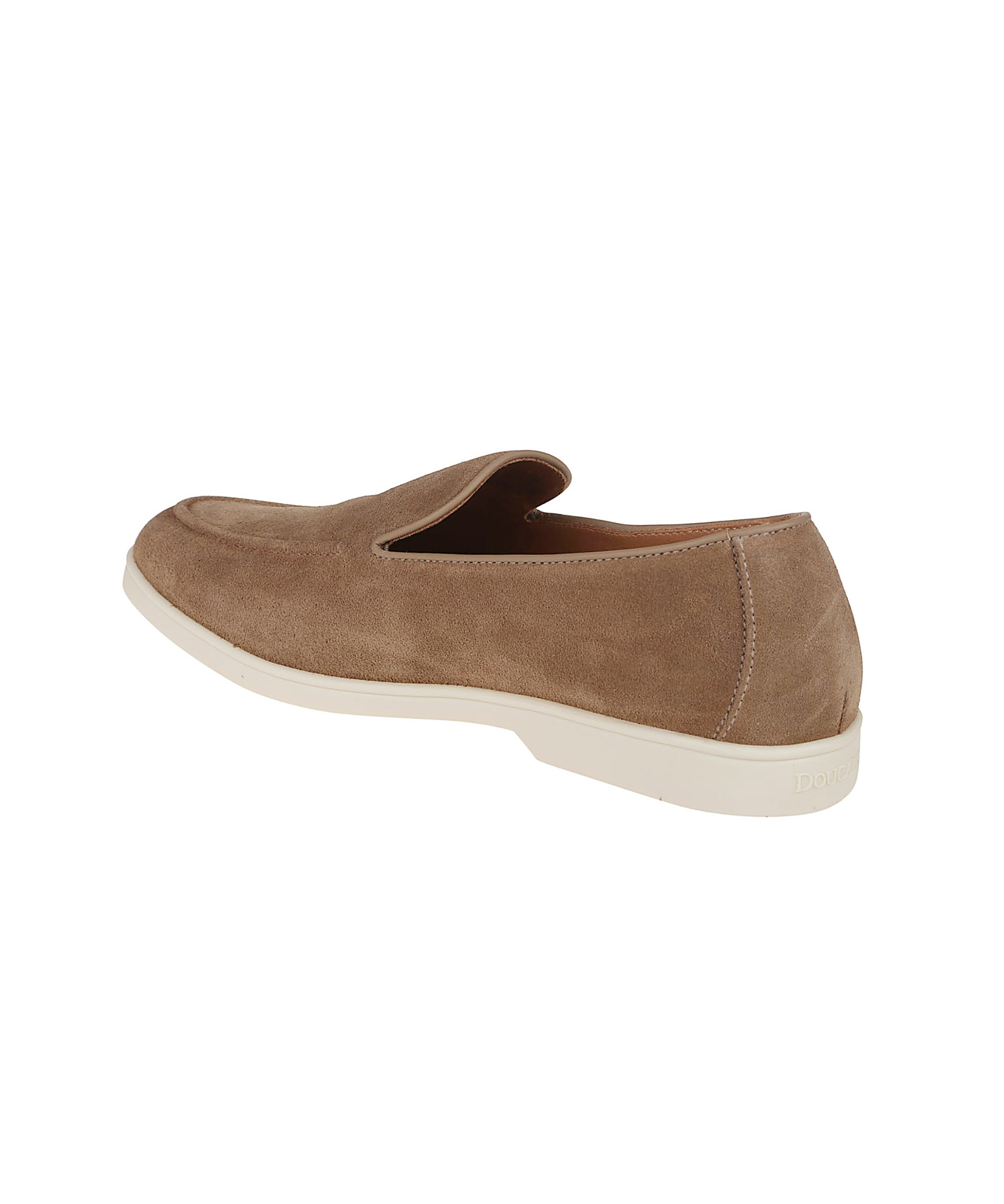Doucal's Round Toe Loafers In Brown