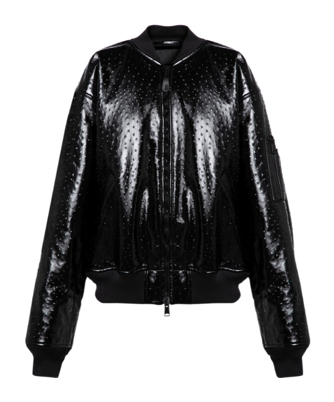 BALENCIAGA BALENCIAGA LEATHER BOMBER JACKET