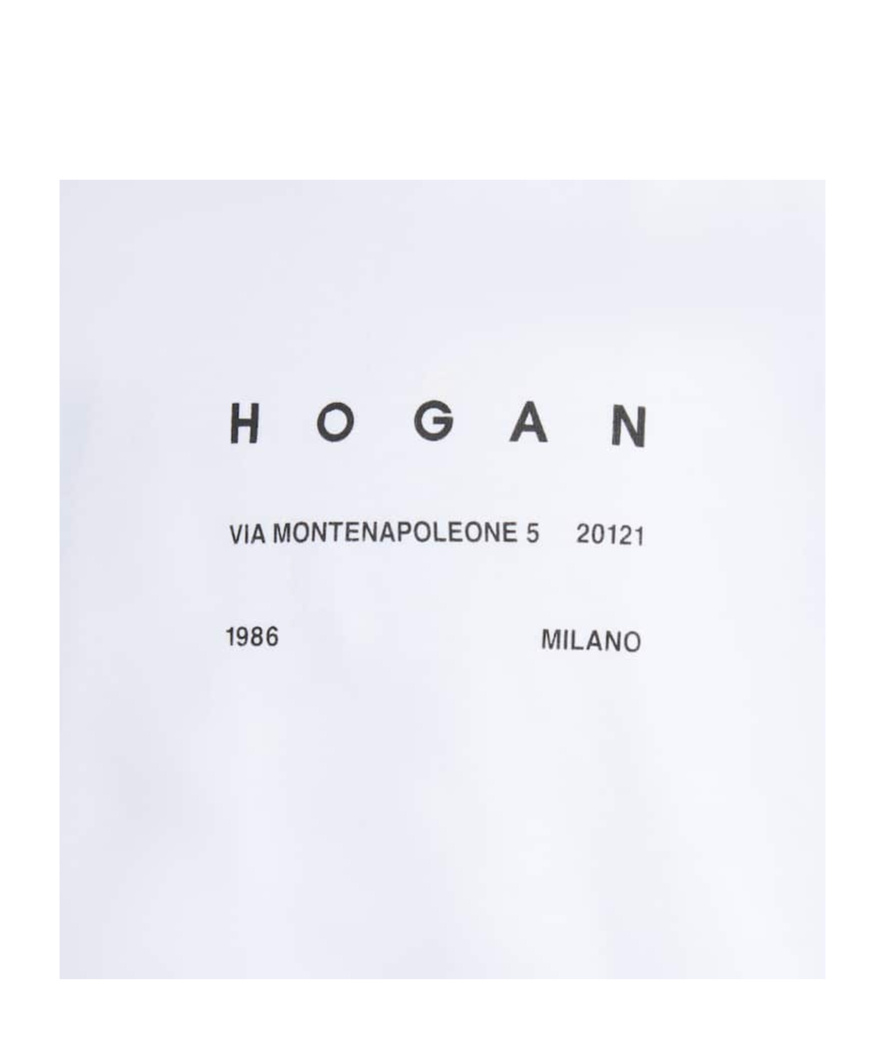 Shop Hogan Logo-print Cotton T-shirt In White