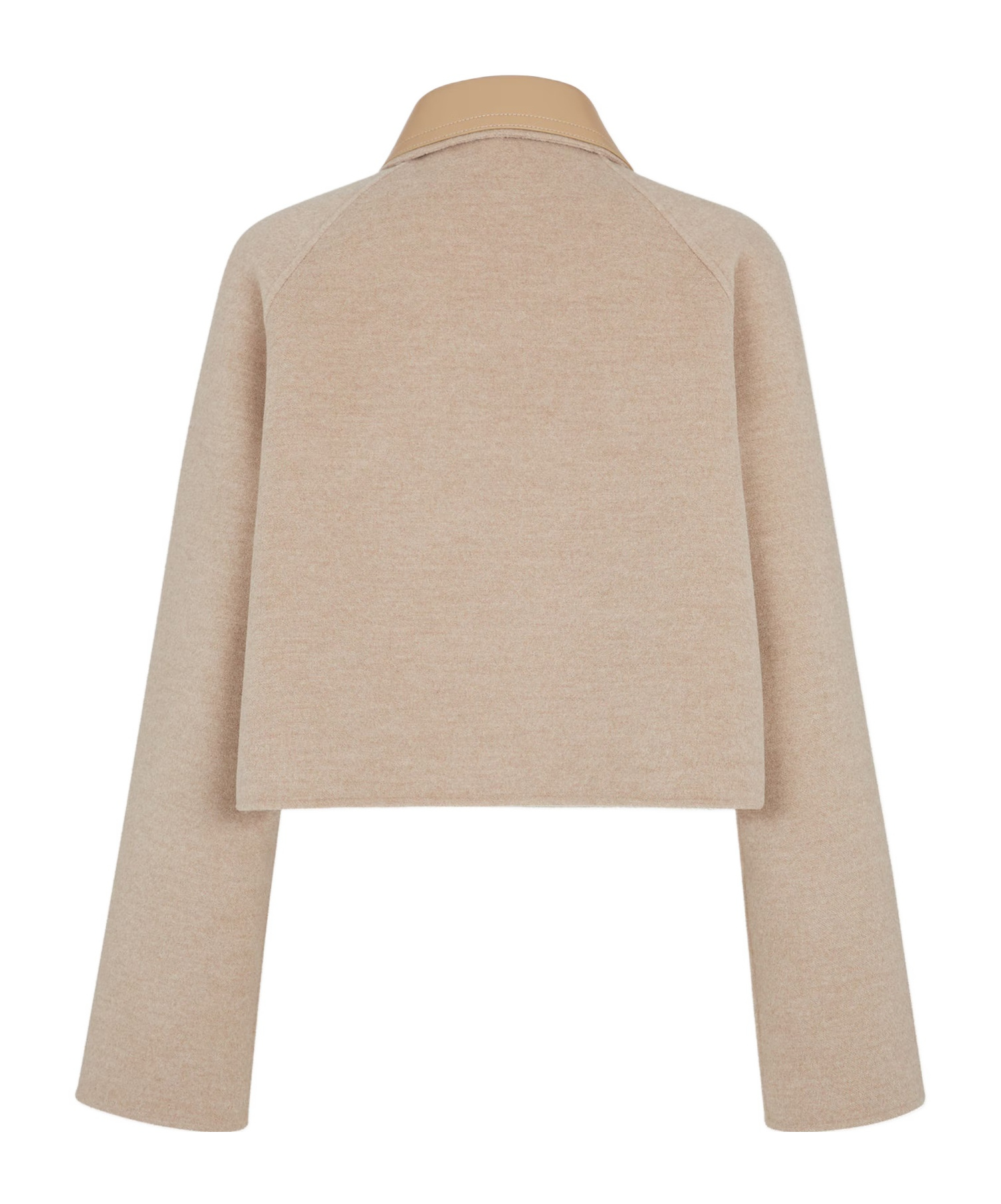 Fendi Wool Jacket In Nude