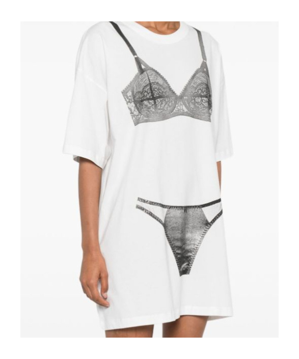 Vaquera Crew Neck T-shirt In White