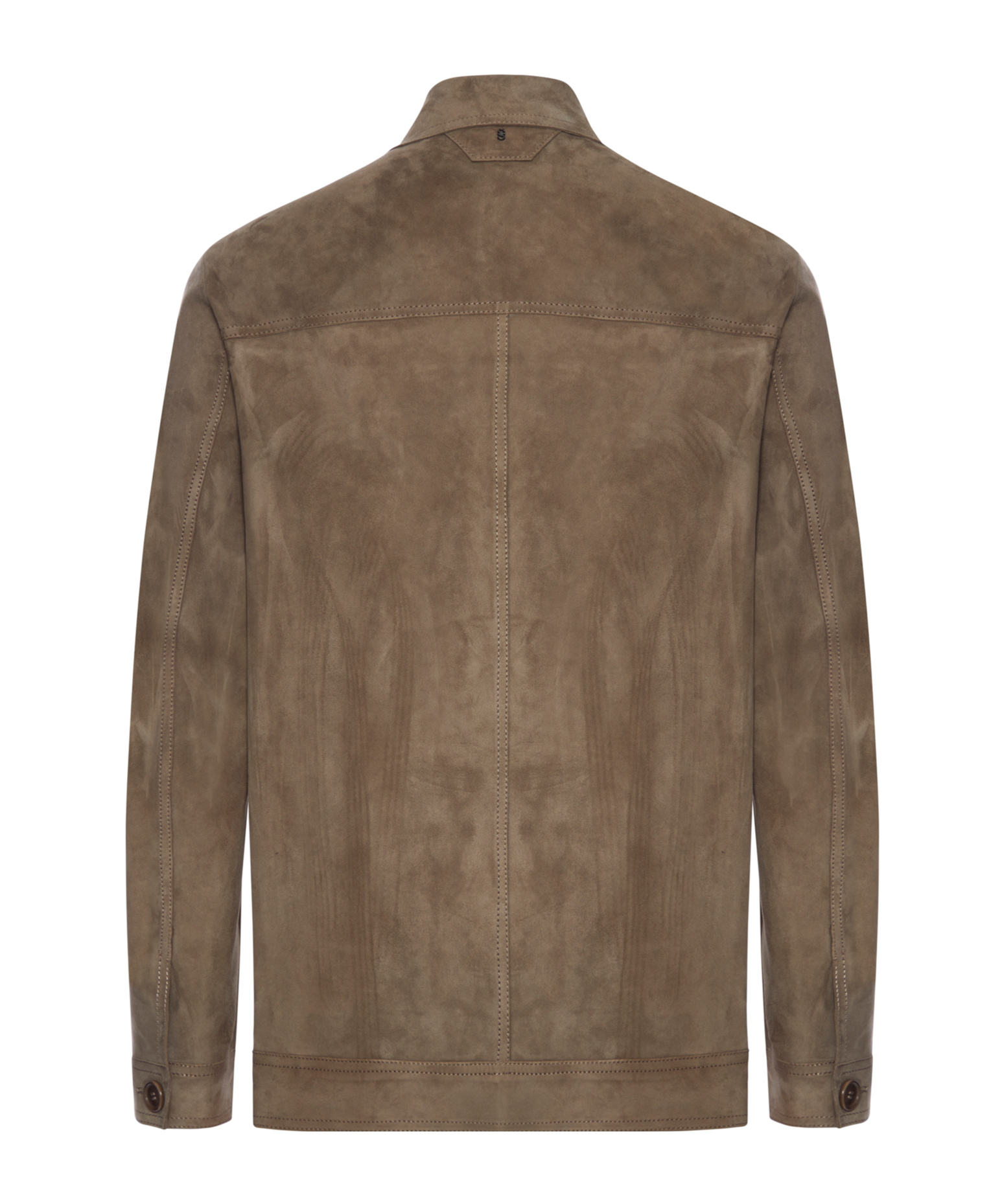 Salvatore Santoro Suede Button-up Jacket In Brown