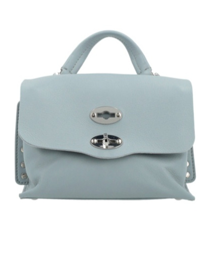 Shop Zanellato Flip Shoulder Bag In Gray