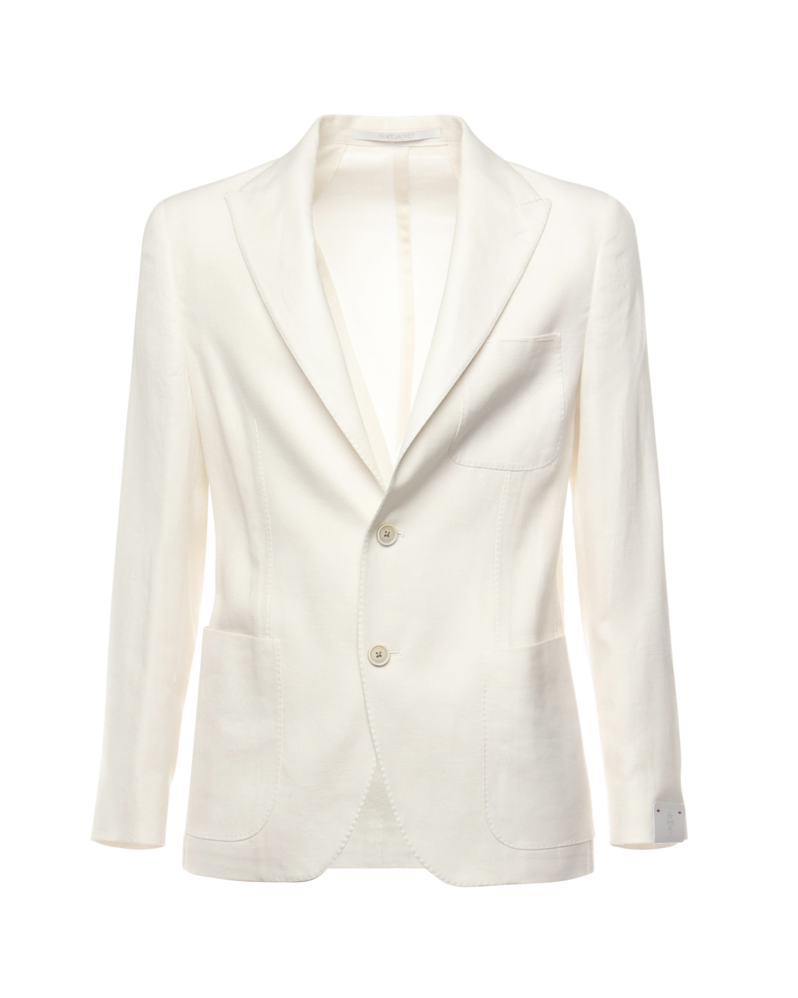 Eleventy Soft Linen Slim Fit Jacket In White