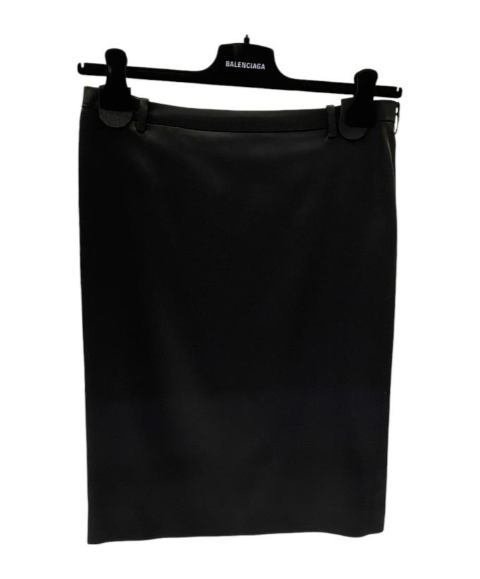 Balenciaga Straight Skirt In Black