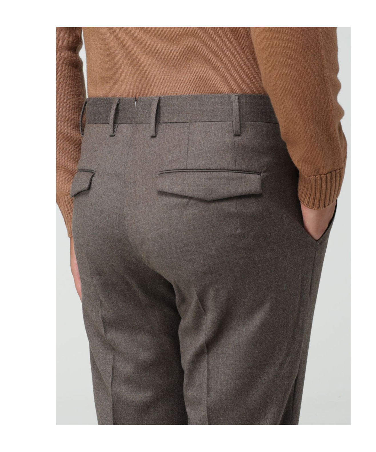 Pt01 Belt-loop Casual Pants In Black