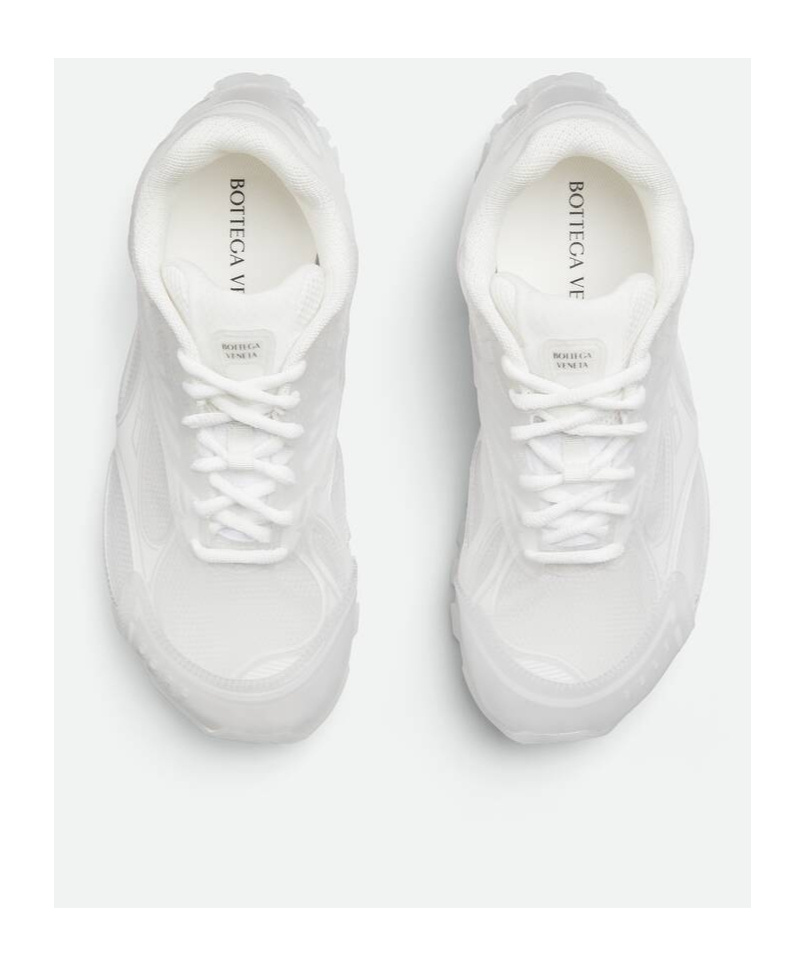 Bottega Veneta Orbit Sneakers From Running Technical Rubber And Mesh Shoes In White