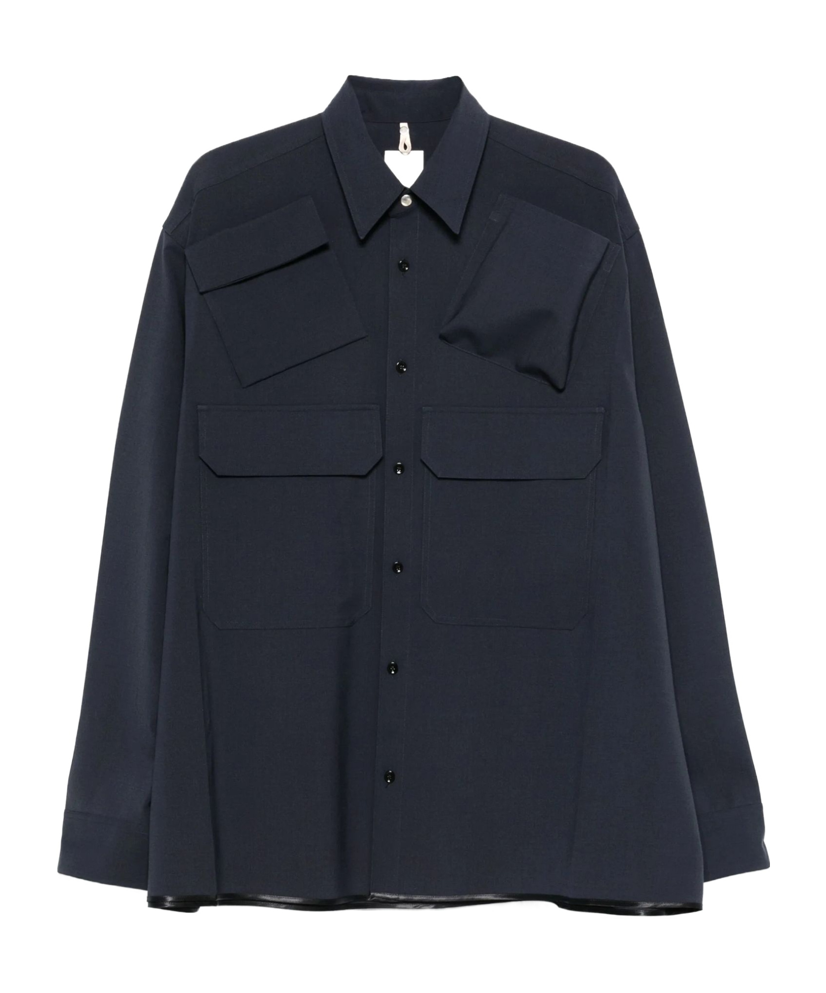 Oamc Troy Shirt In Midnight Blue
